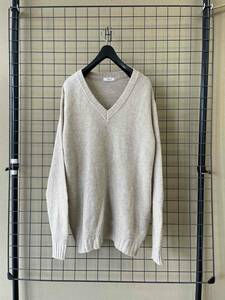 【iroquois/イロコイ】Wool × Nylon V-Neck Knit Sweater size2 MADE IN JAPAN ウール ナイロン Vネック ニット セーター
