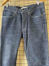 MADE IN ITALY【Levis’s MADE & CRAFTED/リーバイス メイド&クラフテッド】NEEDLE NARROW W33 DENIM JEANS ニードル ナロー デニムパンツ_画像2