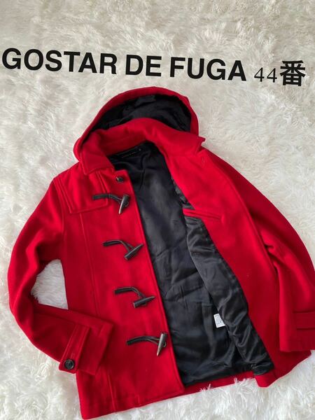 GOSTAR DE FUGAダッフルコートウ-ルレッド44番 ジャケット