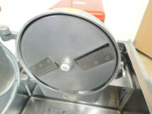 日本調理機 フードカッター VA-20 野菜切機 シンク付 3相200V 替え刃3枚 中古良品 香川県より _画像5