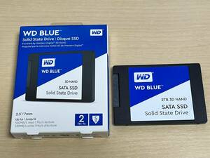 2TB 2.5インチ SATA SSD Western Digital WDS200T2B0A　使用時間326時間　中古品