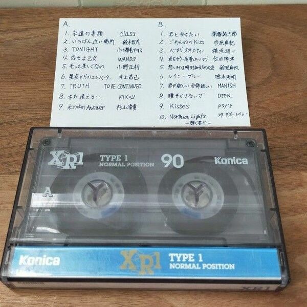 カセットテープ Konica XR1 TYPE1 録音済