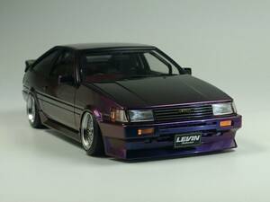 アオシマ 1/24 AE86 レビン 前期 完成品