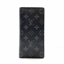 LOUIS VUITTON ルイヴィトン M61697 ポルトフォイユ ブラザ モノグラムエクリプス 長財布 二つ折り コインケース メンズ 管理RY24001128_画像1