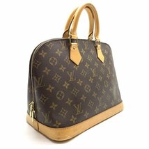 LOUIS VUITTON ルイヴィトン M51130 アルマ モノグラム ハンドバッグ ファスナー開閉 ブラウン 茶色 レディース かばん 管理RY24001107_画像2