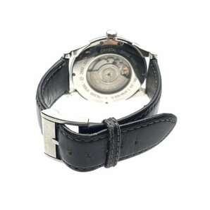 Hamilton ハミルトン 腕時計 H386150 ジャズマスター 自動巻 シルバー文字盤 2針 デイト 43mm レザーバンド メンズ 管理RY24001155の画像4