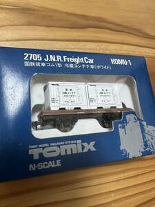 TOMIX トミックス Nゲージ 国鉄貨車 コム1形冷蔵コンテナ車（ホワイト）/鉄道模型 国鉄 トミー