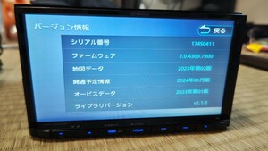 ☆KENWOOD ケンウッド カーナビ MDV-D407BT 地図更新2023年第1版(2023秋版最新)オービス(最新) 2019年製 Bluetooth 多言語 超最新データ