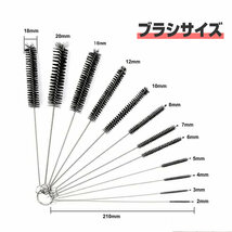 5セット 洗浄ブラシ 細口 60本 (12本セット×5) 注ぎ口洗い カップブラシ 哺乳瓶ブラシ ストロー 水筒 掃除 細かい 瓶 THINBRUSH_画像4