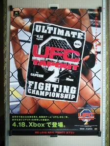 （管理番号P2073）非売品ゲーム販促ポスター　ＸＢＯＸ用ソフト「UFC 2 TAPOUT」　１枚