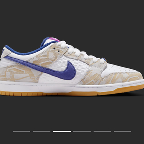 28cm 新品国内正規 Rayssa Leal NIKE SB DUNK LOW PRM Pure Platinum and Vivid Purple ナイキ エスビー ダンク ロー ライッサ レアウ US10の画像4