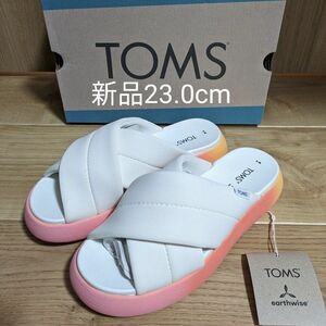 新品　サンダル 「TOMS」ALPARGATA MALLOWCROSSOVER 厚底サンダル　レディース　23.0cm 軽量