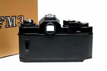 （優良）Nikon ニコン 希少な高級一眼レフカメラ FM3A（黒）ボディ 超希少・優良品 （腐食無し）_画像5