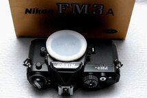 （優良）Nikon ニコン 希少な高級一眼レフカメラ FM3A（黒）ボディ 超希少・優良品 （腐食無し）_画像3