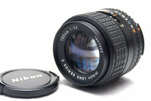 （綺麗）Nikon ニコン 純正 SERIES 100mm MF 単焦点 高級望遠レンズ 1:2.8 (Ai) 超希少・作動品