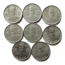 韓国 コインまとめ　8点　100ウォン　1971 1973 1975 1978 1980 1982　銅貨　朝鮮　未使用 ～ 未使用に近い_画像2