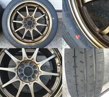 RAYS レイズ CE28 17inch 8.5J +44 5H ブロンズ PCD100 YH A052 225/45R17 4本_画像5