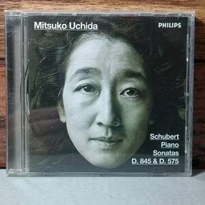 【中古CD】SCHUBERT PIANO SONATAS D,845&D,575 / MITSUKO UCHIDA　O090