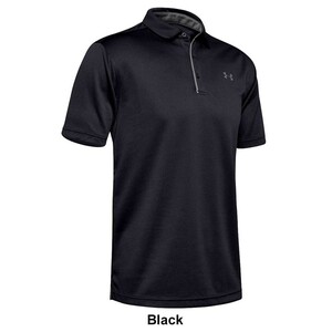 (SALE)UNDER ARMOUR(アンダーアーマー)ポロシャツ 半袖 ゴルフ メンズ Polo Shirt 1290140 Black(001) M ua94-1290140-1-m★4