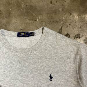 POLO Ralph Lauren sweat sweatshirt gray M/M size Ralph Lauren small po knee rrl Rebirth we b type 