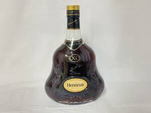 KF0602-76I　Hennessy　X.O　COGNAC　700ml　40％　ヘネシー　コニャック　ブランデー　クリアボトル　金キャップ　古酒