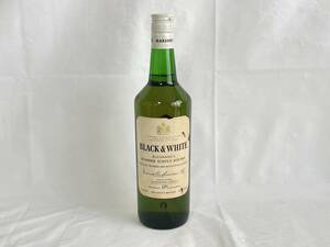 MI0603-77I　BLACK&WHITE　SCOTCH WHISKY　760ml　43％　ブラック＆ホワイト　スコッチウイスキー　古酒