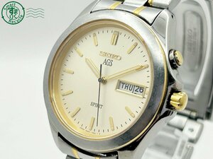 2403410509　◇ SEIKO セイコー SPIRIT スピリット AGS 5M23-7A60 ゴールド デイデイト ONE-PIECE CACE メンズ 腕時計 中古