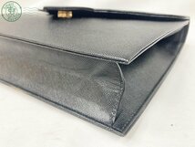 2403310642　♭ YVES SAINT LAURENT イヴ サンローラン YSL セカンドバッグ クラッチバッグ 鞄 カバン レザー ブラック レディース 中古_画像4