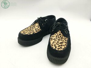 2403281503　☆ T・U・K SHOES ティーユーケー 厚底 スニーカー ラバーソール ヒョウ柄 サイズ US8 メンズ ブランド 中古品