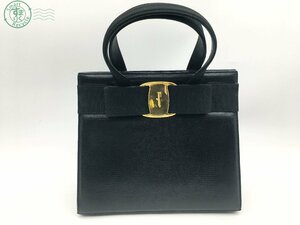 2403641379　☆ Salvatore Ferragamo フェラガモ ハンドバッグ 手提げバッグ BA214178 レザー レディース ブランド ヴィンテージ 中古