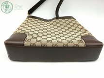 2403521949　☆ GUCCI グッチ 001.4231.000926 ショルダーバッグ GGキャンバス ブラウン系 レディース ブランド ヴィンテージ 中古品_画像5