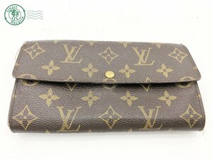 2403641989　▽ LOUIS VUITTON ルイヴィトン M61725 MB0033 モノグラム ポシェット ポルトモネ クレディ 長財布 ブラウン系 中古 ジャンク