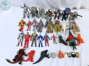 2403641940　★ 怪獣 円谷プロ 東宝 など ソフビ フィギュア 人形 30点以上 まとめ売り ウルトラマン グリットマン ゴジラ ゴモラ 他