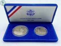 32402281156　△ アメリカ リバティ 自由の女神 銀貨 記念コイン 1886-1986 UNITED STATES LIBERTY COINS 箱・ケース・保証書付き 中古_画像6