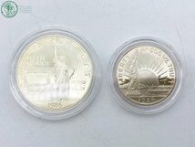 32402281156　△ アメリカ リバティ 自由の女神 銀貨 記念コイン 1886-1986 UNITED STATES LIBERTY COINS 箱・ケース・保証書付き 中古_画像3