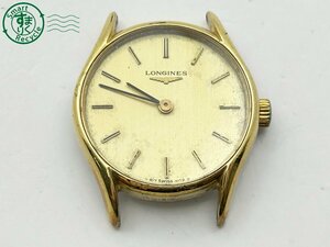 2403333044　 ◇ LONGINES ロンジン 817 4170 L817.4 手巻き ゴールド文字盤 リューズ難あり フェイスのみ レディース 腕時計 中古