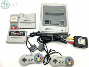 2403413340　☆ 任天堂 NINTENDO スーパーファミコン 本体 SHVCー001 コントローラー 2点 ソフト 3点 他 ゲーム機器 現状品 中古品