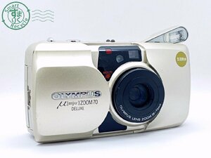 2403603749　●OLYMPUS μ[mju:] zoom70 DELUXE オリンパス ミュー フィルムカメラ コンパクトカメラ 通電確認済み 中古