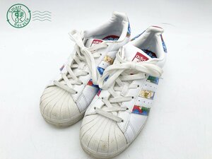 2403603759　 ▽ adidas SUPERSTAR アディダス 靴 シューズ スニーカー ローカット フラット ホワイト サイズ 24.5㎝ ウィメンズ 中古