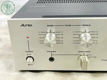 2403603766　■ Aurex オーレックス SB-220 ステレオアンプ 音出し確認済み オーディオ機器_画像2