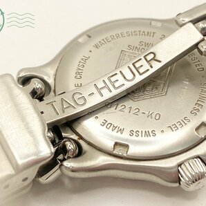 2403604113 ▽ 1円～！ TAG Heuer タグホイヤー WG1212-K0 セル プロフェッショナル 200m 腕時計 QZ クォーツ ホワイト文字盤の画像8
