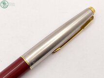 2403604156　△ PARKER パーカー 万年筆 コンバーター式 ボルドー×シルバー×ゴールド 文房具 筆記未確認 中古 ジャンク品_画像3