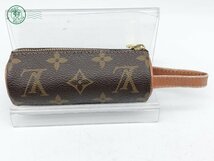 2403604138　▽ LOUIS VUITTON ルイヴィトン M58249 RA1923 モノグラム エテュイトロワボールドゥゴルフ ゴルフボールケース ブラウン系_画像2