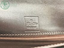 2403604771　▲ FENDI フェンディ ズッカ柄 キャンバス 二つ折り 財布 ウォレット 札入れ 小銭入れ カード入れ ブラウン系 中古_画像6