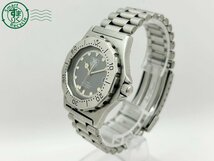 2403604691　◇ 1円～! TAG HEUER タグホイヤー 3000 プロフェッショナル 200M 932.213 グレー文字盤 デイト QUARTZ QZ 腕時計 中古_画像3