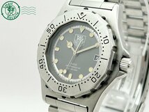 2403604691　◇ 1円～! TAG HEUER タグホイヤー 3000 プロフェッショナル 200M 932.213 グレー文字盤 デイト QUARTZ QZ 腕時計 中古_画像1