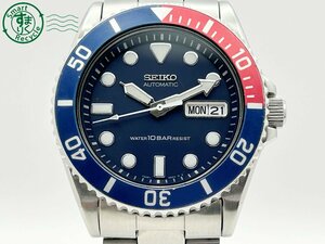 2403604700　◇ 1円～! SEIKO セイコー 7S26-0040 AT 自動巻き ダイバー ペプシベゼル ネイビー文字盤 デイデイト メンズ 腕時計 中古