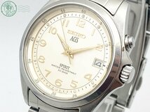 2403604964　♭ SEIKO セイコー AGS SPIRIT スピリット 5M42-0E00 腕時計 自動巻き デイト ラウンド シルバー ゴールド 中古_画像1