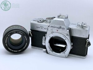 2403604966　★ MINOLTA ミノルタ SRT101 一眼レフ フィルムカメラ マニュアルフォーカス MC ROKKOR-PF 1:1.7 50mm レンズ ジャンク 中古