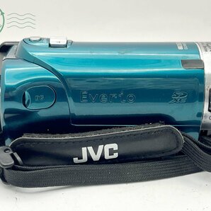 2403604953 ■ JVC ケンウッド Everio GZ-E117-G デジタルビデオカメラ バッテリー付き 通電未確認 ジャンク カメラの画像3